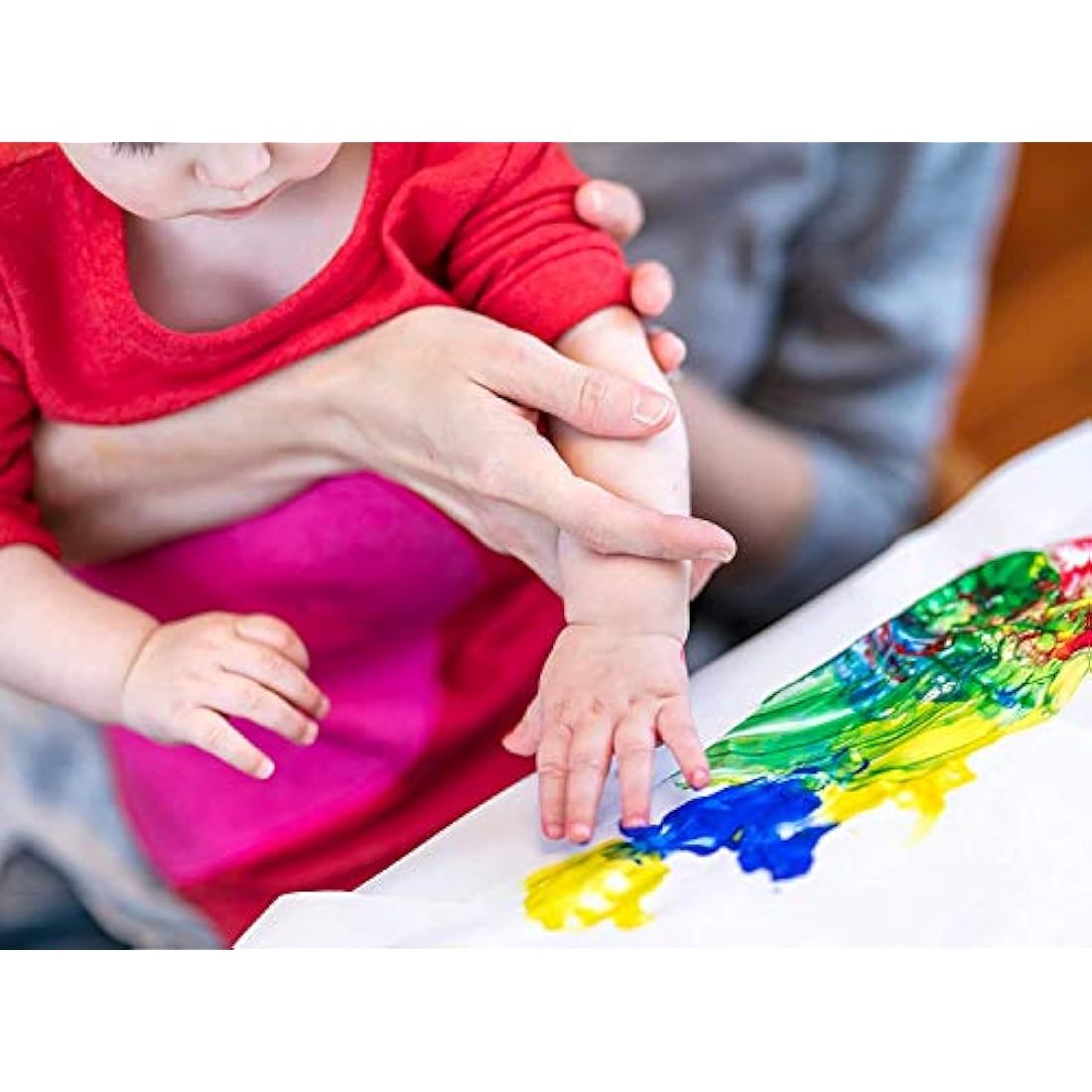 CRAYOLA MyFirst Washable Finger Paints - Assorted Colours (Pack of 3) | Safe & Easy to Use for Toddlers | Ideal for Kids Aged 3+