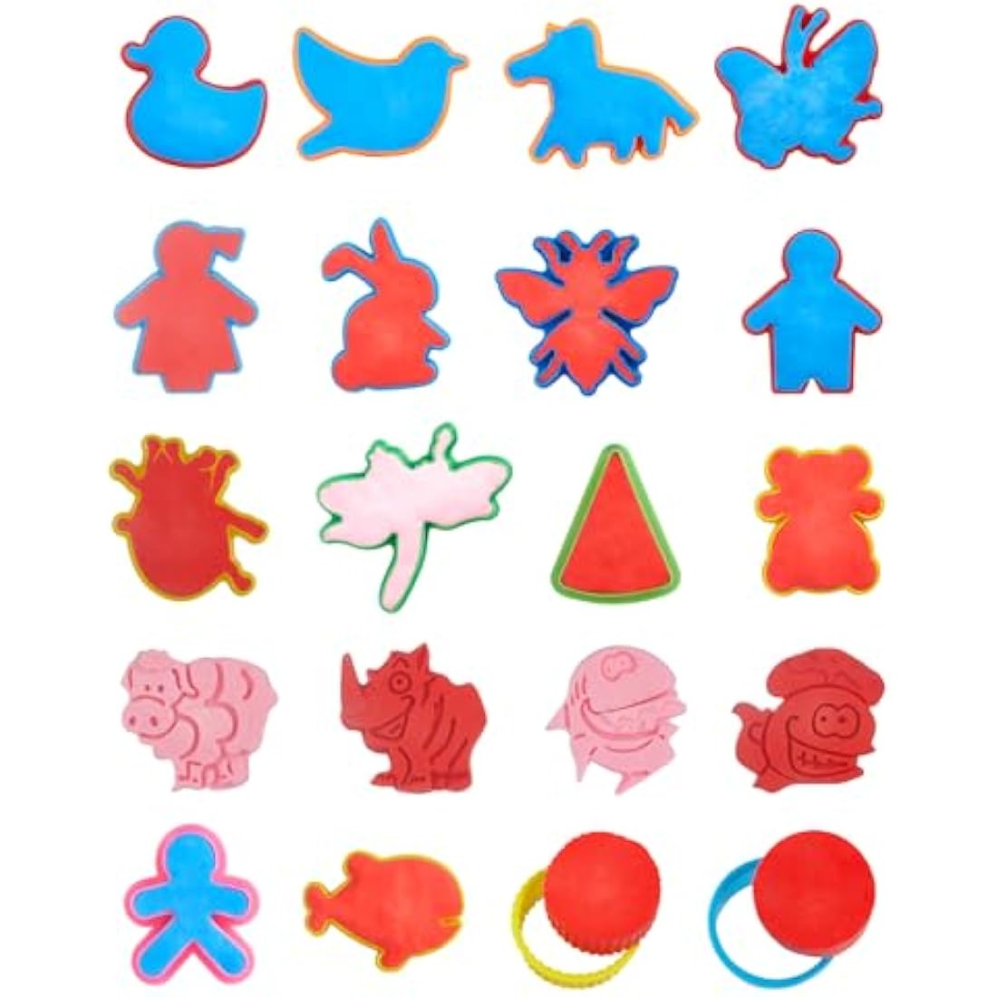 Lictin Kids Dough Tools and Cutters, 44 Pcs Dough Tools for Kids, Modeling Clay for Toddlers Girls Boys with Storage Box