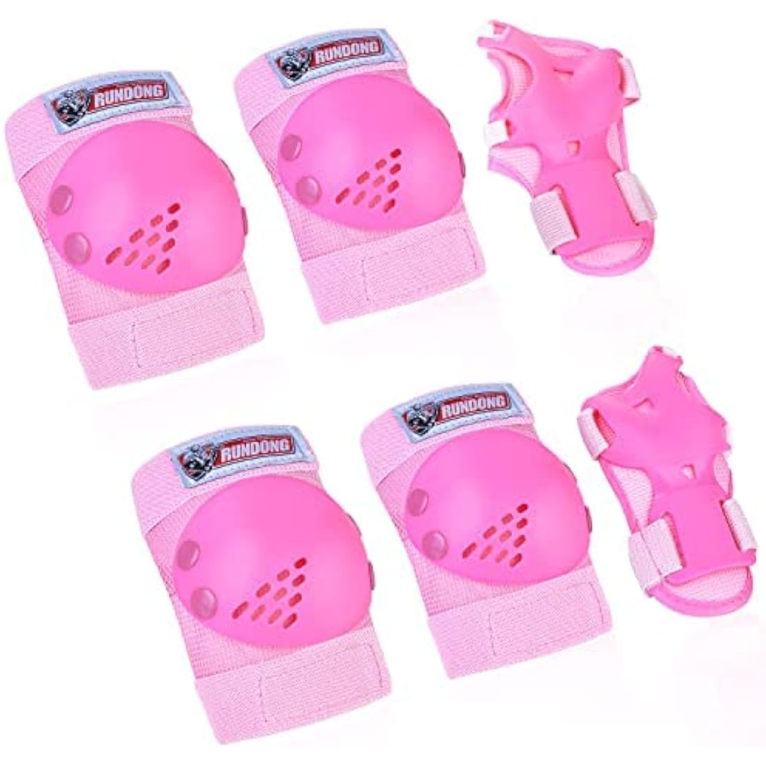Youth/Kids Knee Pads Elbow Pad Wrist Guards Protective Gear Set for 3-15 Years Child Roller Skates Skateboard Inline Rollerblading Cycling BMX Bike Skating Scooter Riding and Other Outdoor Sports