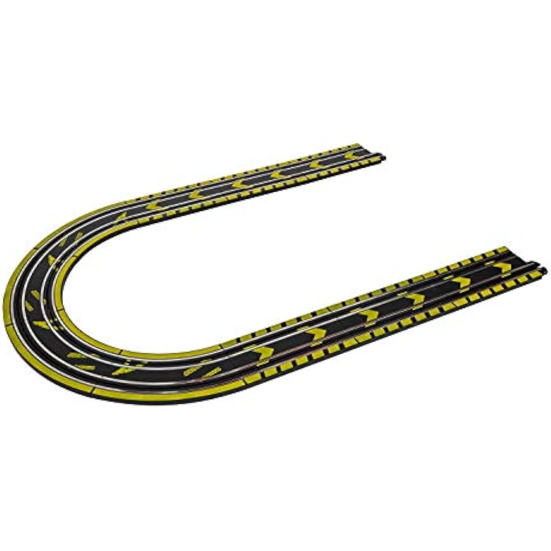 Micro Scalextric Track Extension Pack - Straights and Curves - Extend Your Layout by 148cm, Includes 6x 150mm Straights & 4x 45 Degree Curves, Micro Scalextric Accessories