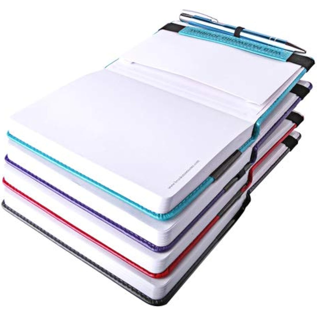 Brook Street Notes - A6 A6 Web Address Book and Password - Purple
