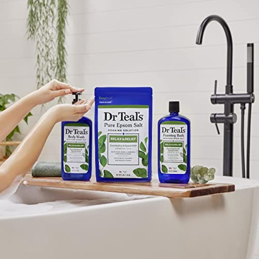 Dr Teal's Epsom Salts Eucalyptus 3Lb 1.36Kg