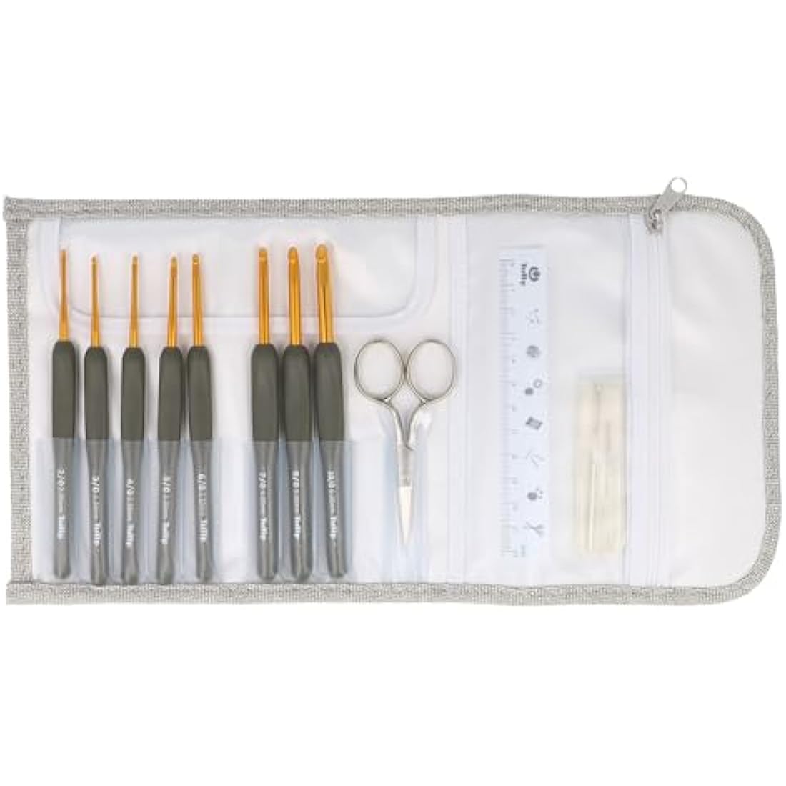 Tulip Etimo Crochet Hook Set - Royal Silver
