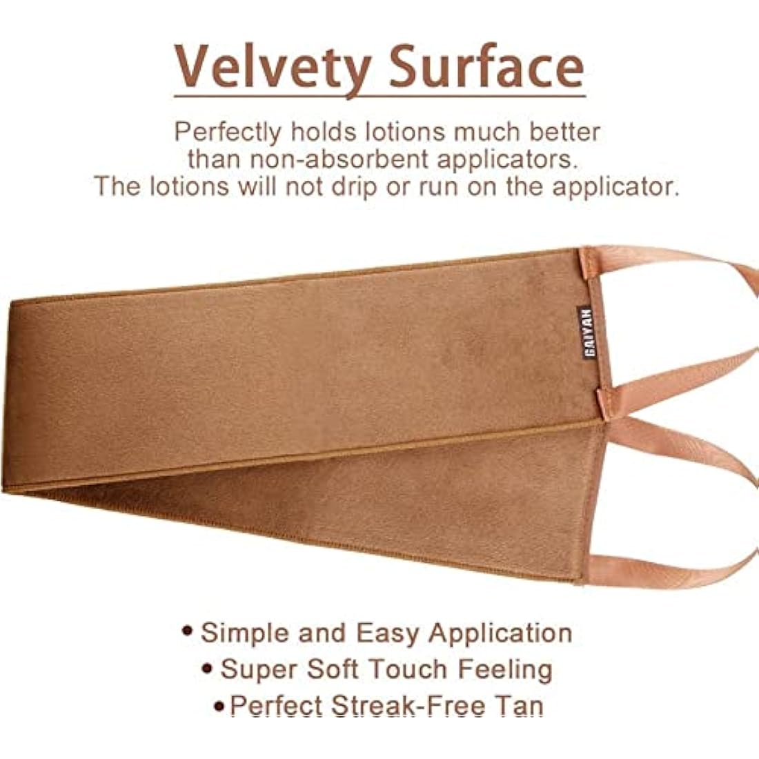 GAIYAH Self Tanning Mitt Kit - 5 in 1 Fake Tan Mitt Set,Self Tan Mit Glove, Tanning Brush, Exfoliating Gloves, Lotion Applicator for Back Tanner Applicator