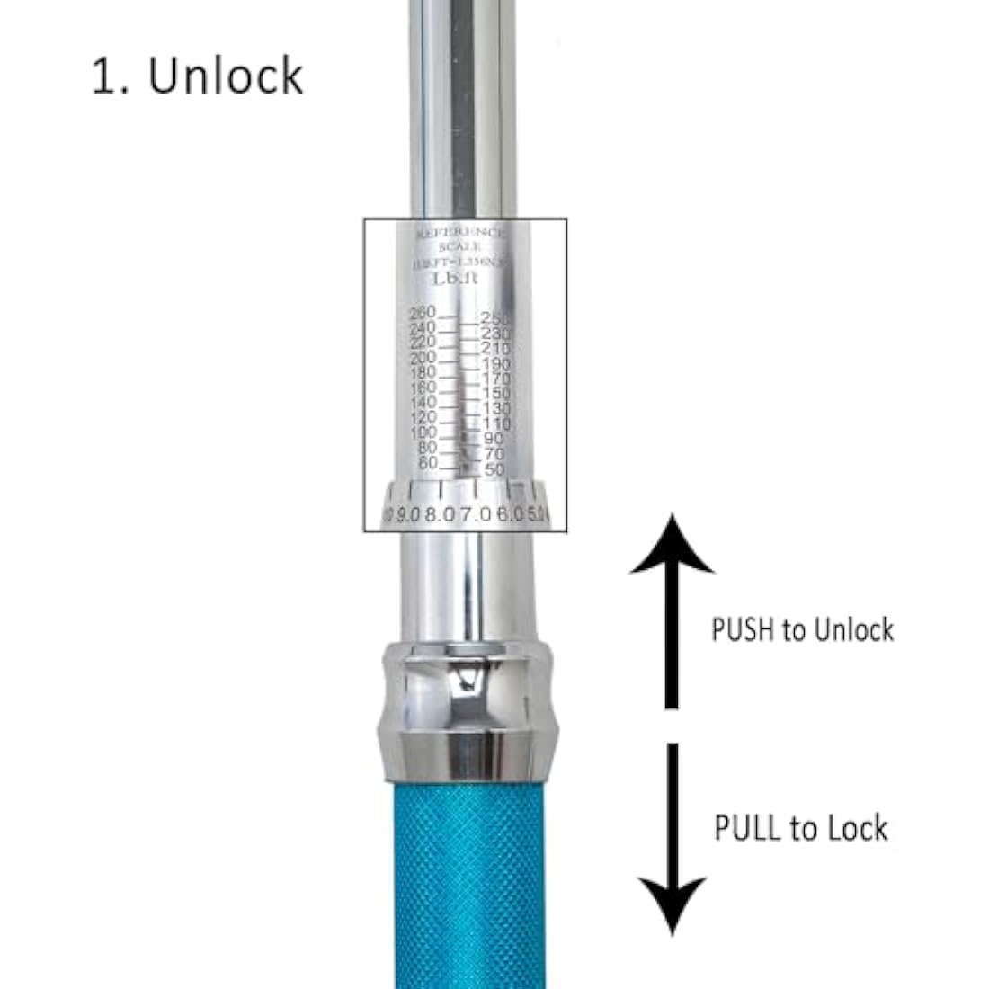 Beslands Torque Wrench 1/2, 65-350nm & 50-260ft, Adjustable Wheel Wrench for Car Bike Ratchet