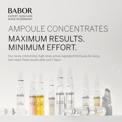 BABOR Perfect Glow Serum Ampoules for the Face, with Glow Pigments for a Radiant Complexion, Vegan Formula, 7 x 2 ml Concentrated Ampoules