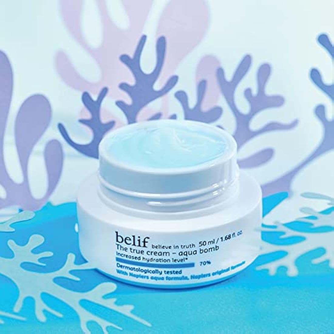 Belif the True Cream Aqua Bomb 50 ml Moisturising Cream for Combination with Oily Skin Face Cream, Hydration, Clean Beauty