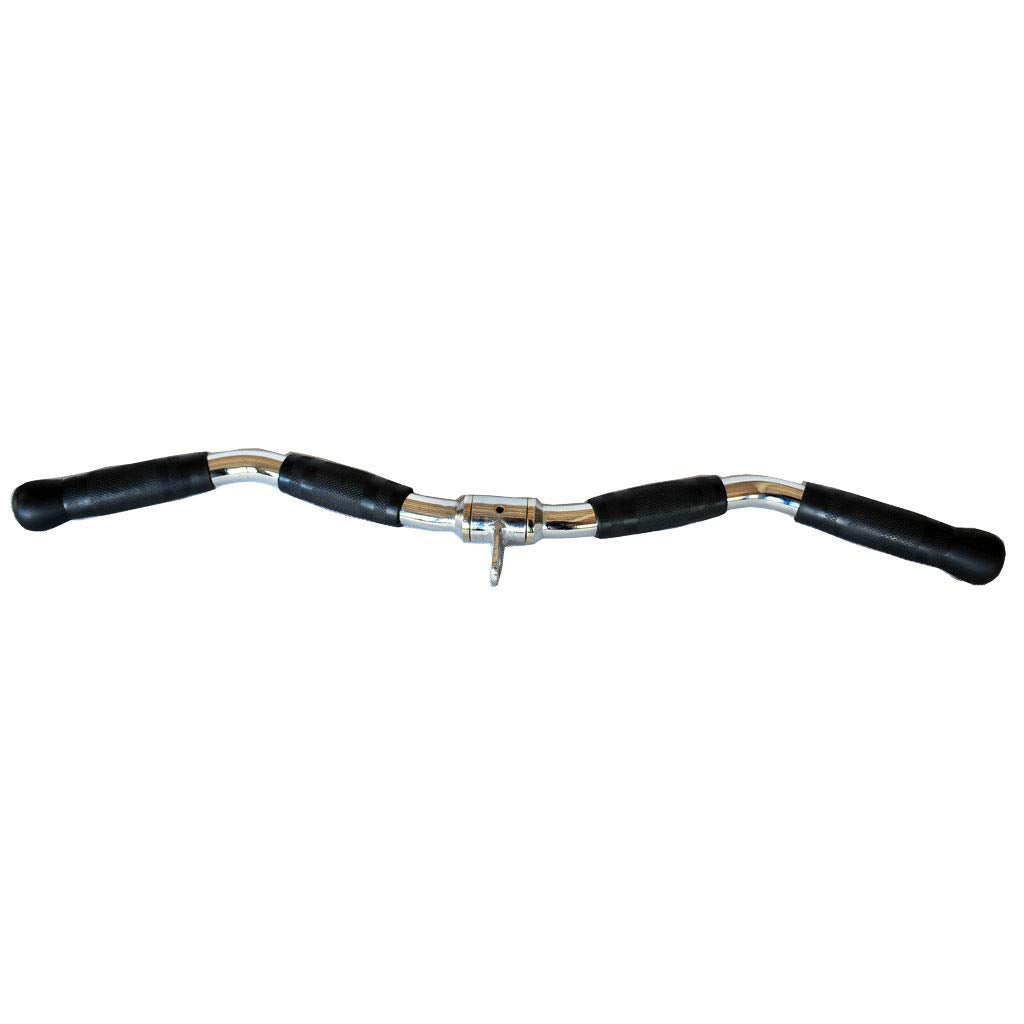 Barbell Cable Attachment For Cable Machines, Lat Pull Down Bar Cable Machine Attachments, Tricep Press Down Bar, Revolving Straight Curl Pulldown Bar