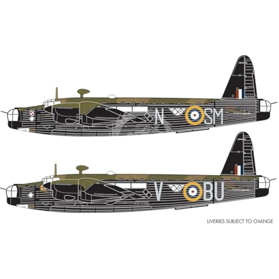 Airfix A08021 Vickers Wellington Mk.II Series 8 Aircraft 1:72 Scale Model Kit