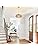 LynPon Bohemian Woven Rattan Pendant Light, Hand-Worked Cage Chandelier Farmhouse Natural Mini Rattan Lamp for Living Room Bedroom Kitchen Entryway