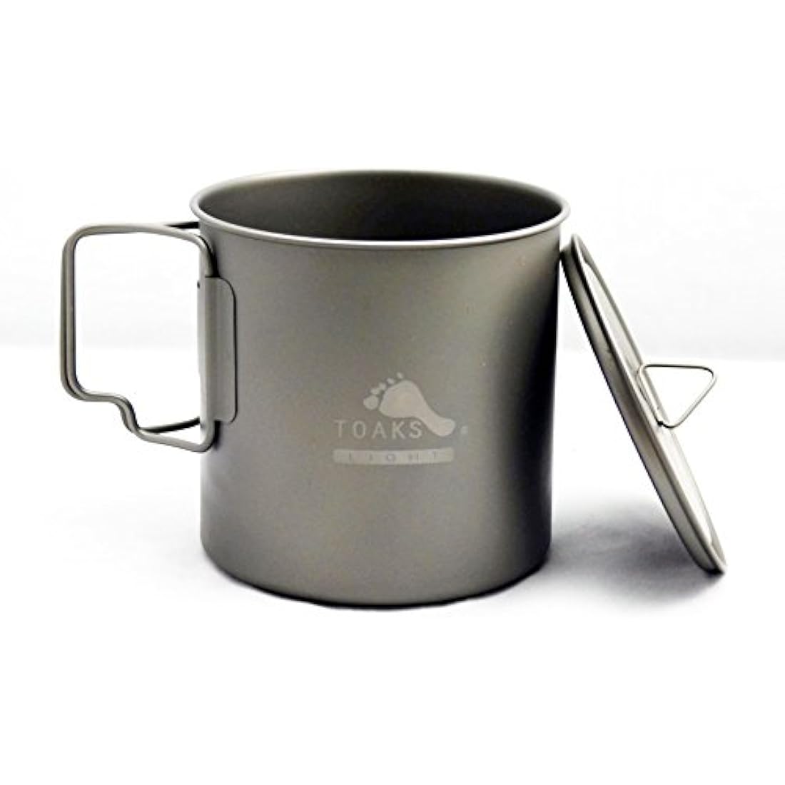 TOAKS Titanium Camping Pot Cup(375ml, 450ml, 550ml, 650ml, 750ml, 800ml, 900ml) … (650ml[POT-650-L])