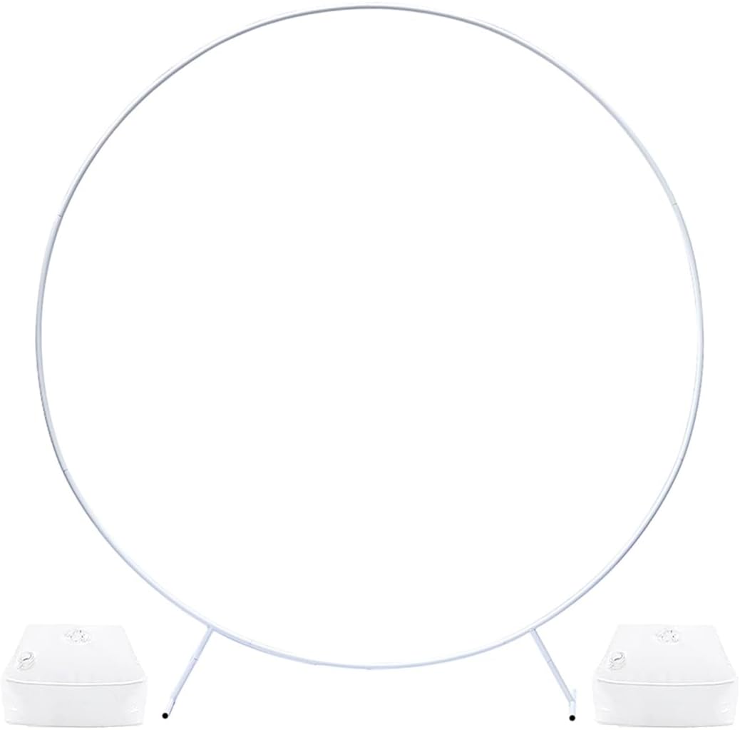 PILIN Metal Round Arch Kit, White Balloon Arch Ring (1.8M). New but open scruffy box.