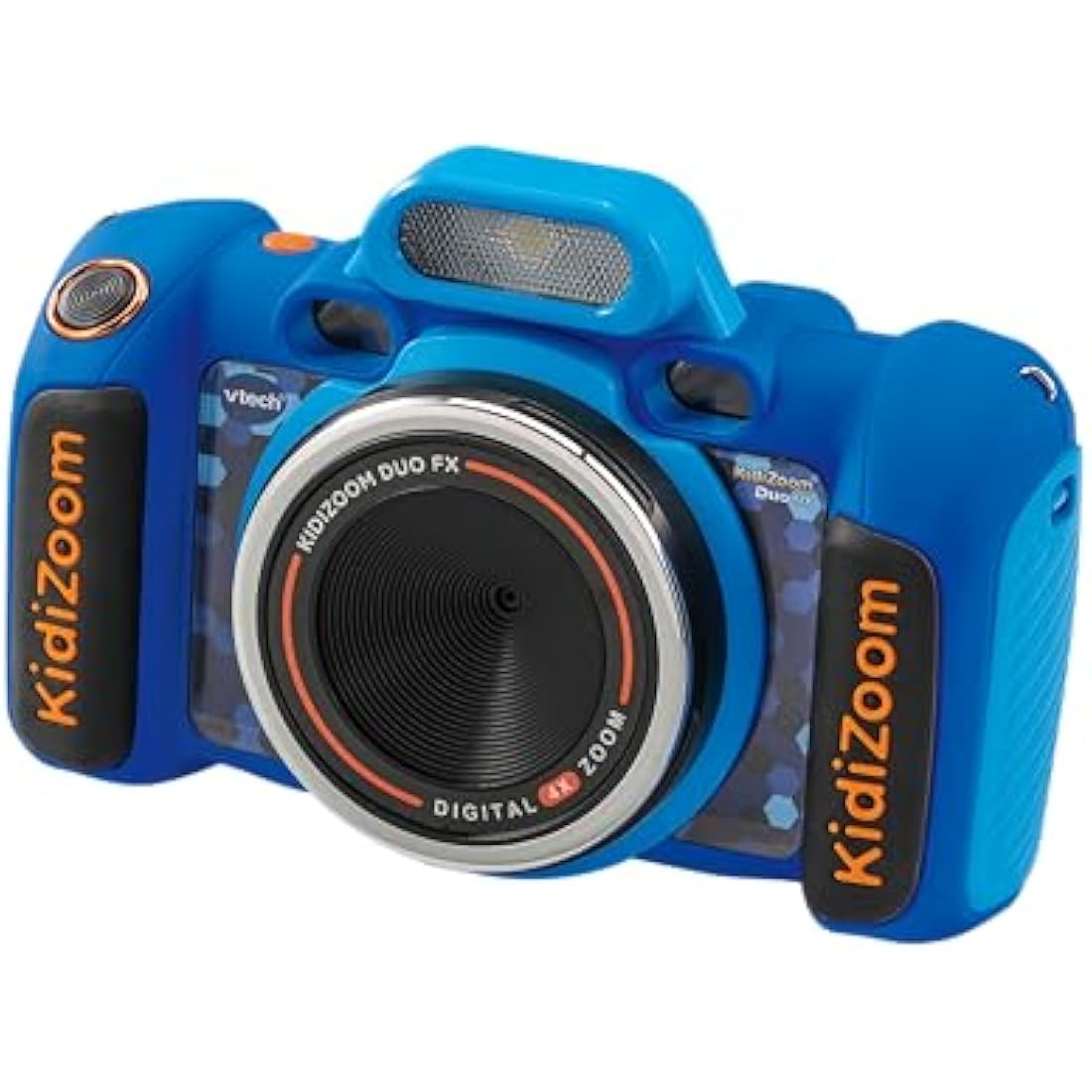 VTech KidiZoom Duo FX, Kids Camera with Colour Screen, 8MP, Photos, Selfies & Videos, AR Filters, 20 games, 75 photo & video effects, filters & frames, for Infants aged 3, 4, 5, 6, 7 + years, Blue