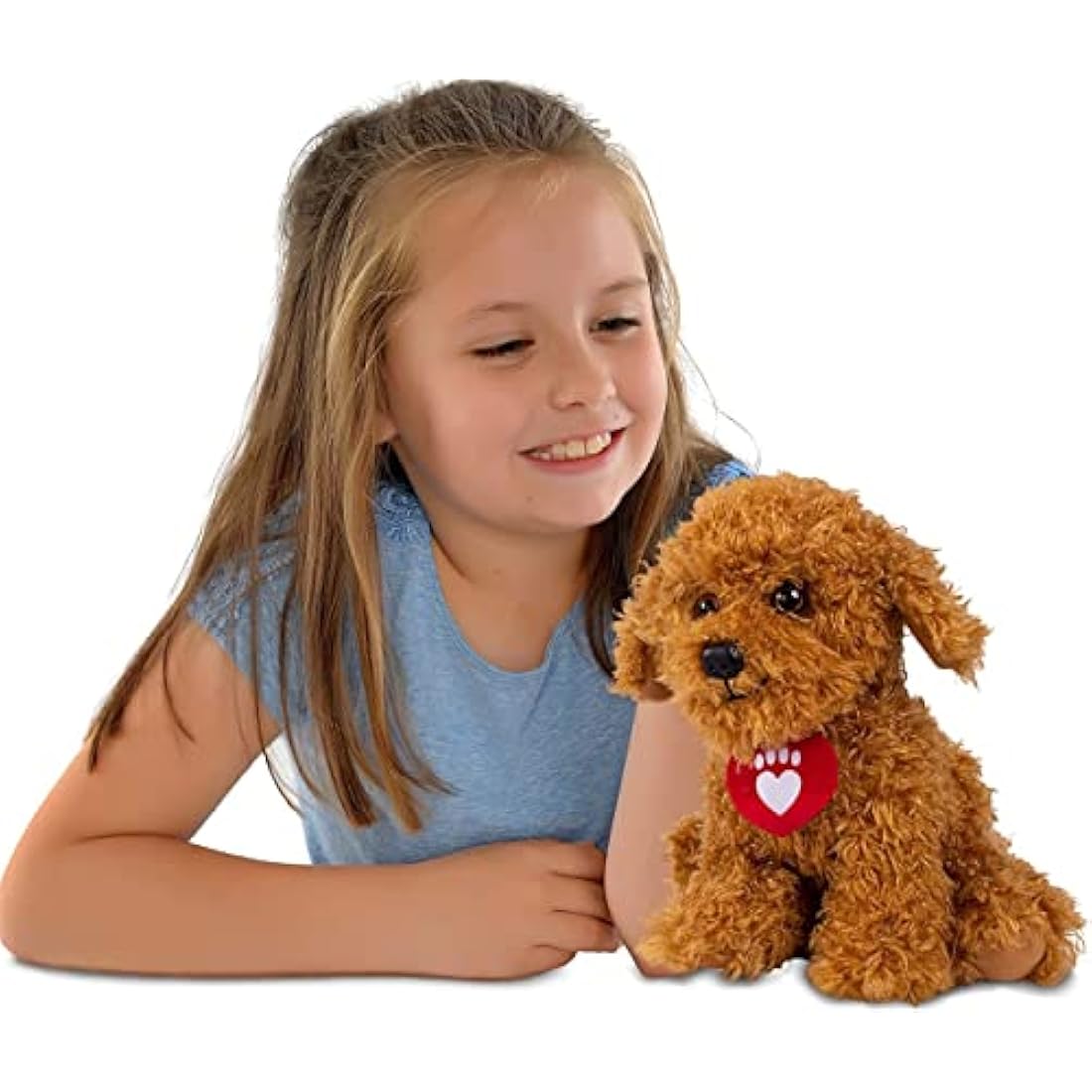 Waffle the Wonder Dog 539 3401 Soft Toy with Sound, Brown, 15 x 15 x 25 cm