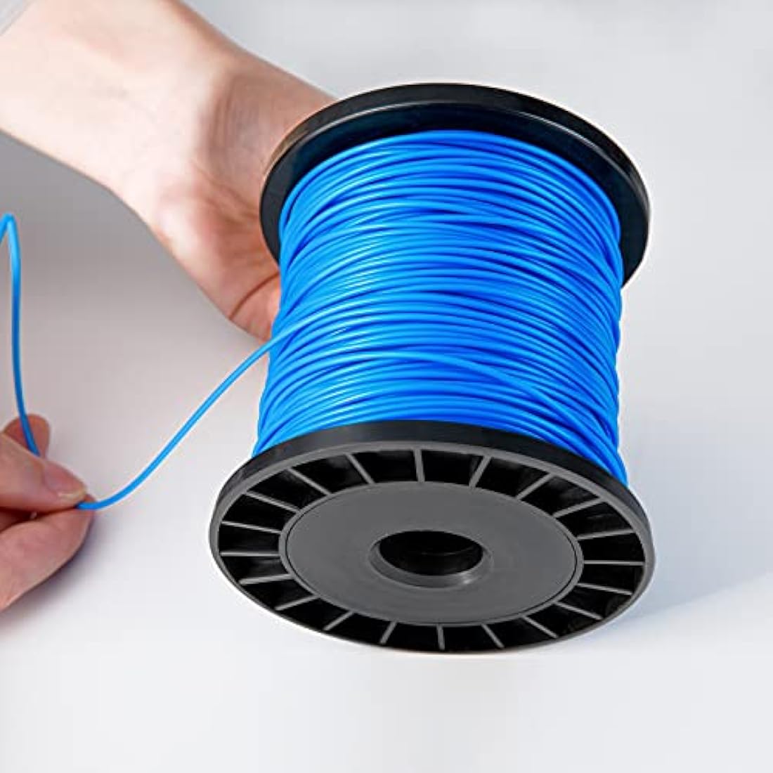 CHRORINE 1.6mm x 100m Round Strimmer Line Wire Cord Trimmer Line for Garden Strimmer Grass Trimmers Electric, Quality Upgrade Convenient Packaging Easy to Use