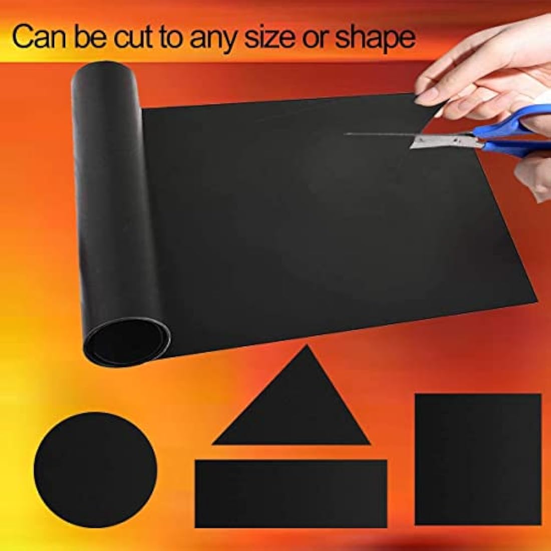 QH7 BBQ Mats,BBQ Cooking Mat Non Stick Barbecue Baking Mats for Charcoal, Gas or Electric Grill - Heat Resistant,Barbeque Grill Mats Reusable and Easy to Clean, FDA Aproved ((180X40) CM)