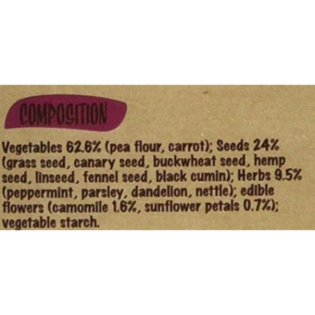 Rosewood Naturals Sunflower & Chamomile Sticks, Small Animal Treat for Rabbits, Guinea Pigs, Chinchillas, Degus, Hamsters, Gerbils, Mice and Rats, 140g