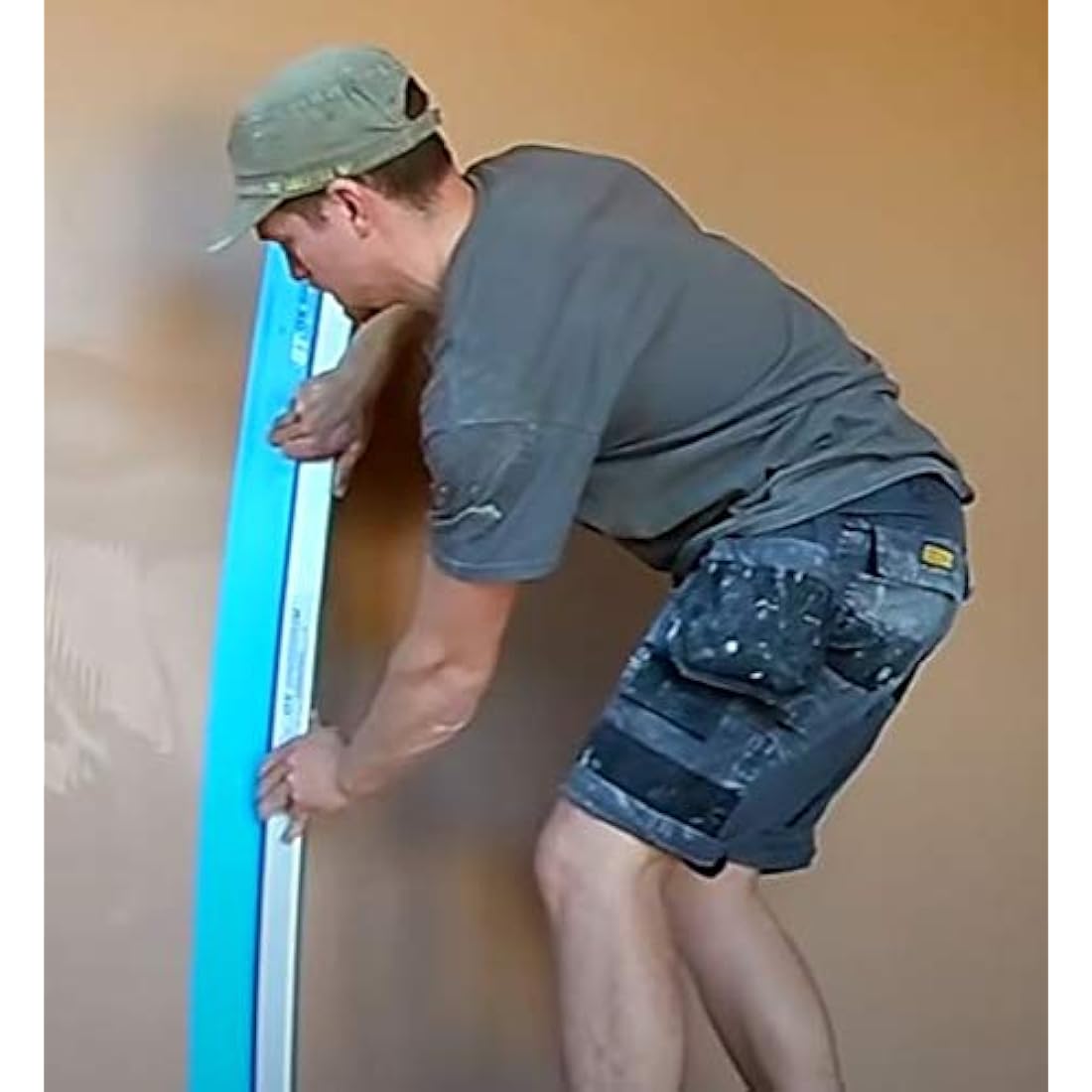 OX Speedskim Plaster Skimming Finishing Rule - SF 900mm I Stainless Steel Flex Blade & Extruded Aluminium Handle