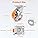 W B D WEIBIDA 5inch Heavy Duty Casters with Side Brake, Load Capacity 4000lb, Industrial Plate Castors with Aluminum Core, Durable Polyurethane Castors for Workbench, Toolbox and Industrial, Set of 4