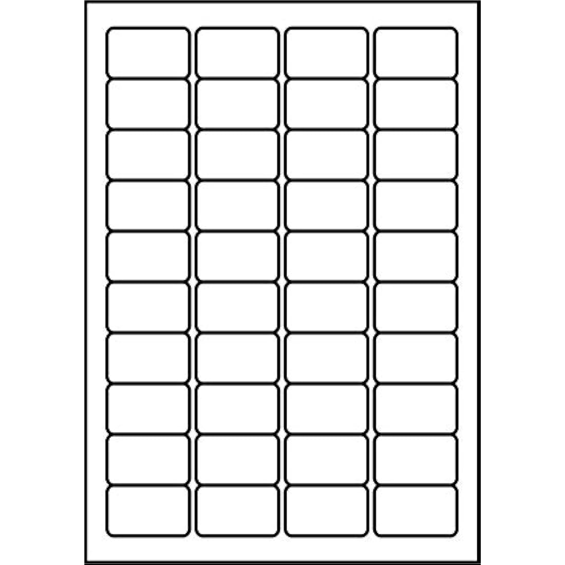 SmithPackaging A4 Self Adhesive Address Labels, 40 Labels Per Sheet, 100 Sheets, 45.7 x 25.4mm 4000 Labels