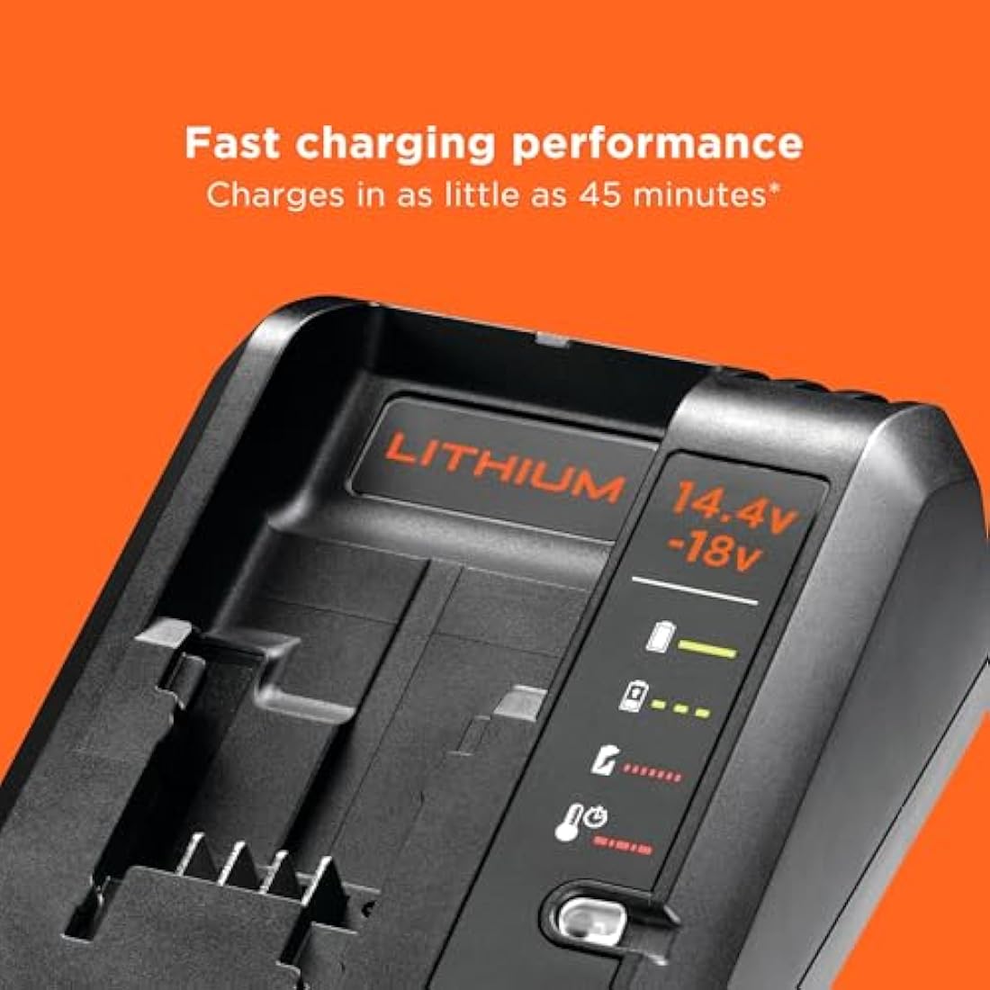 BLACK+DECKER 1A Fast Battery Charger, BDC1A-GB
