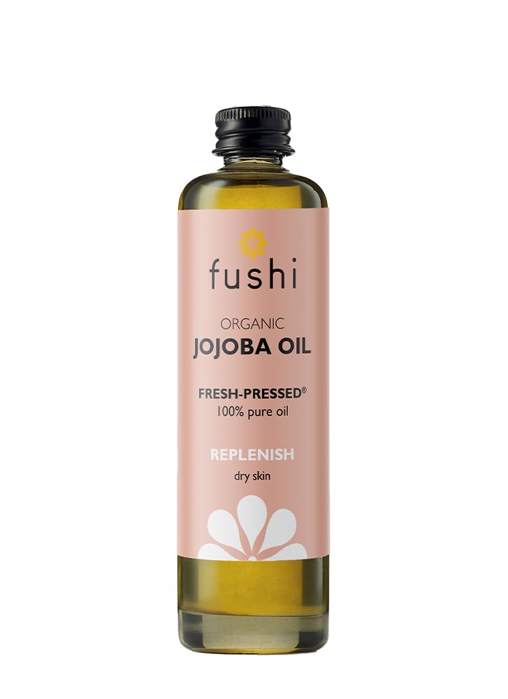 Fushi Organic Jojoba Oil 100 ml | Fresh-Pressed| Rich in Vitamin E | Best for Skin Cleansing, Dry Skin & Dry Hair | Hypoallergenic Oil | Ethical &