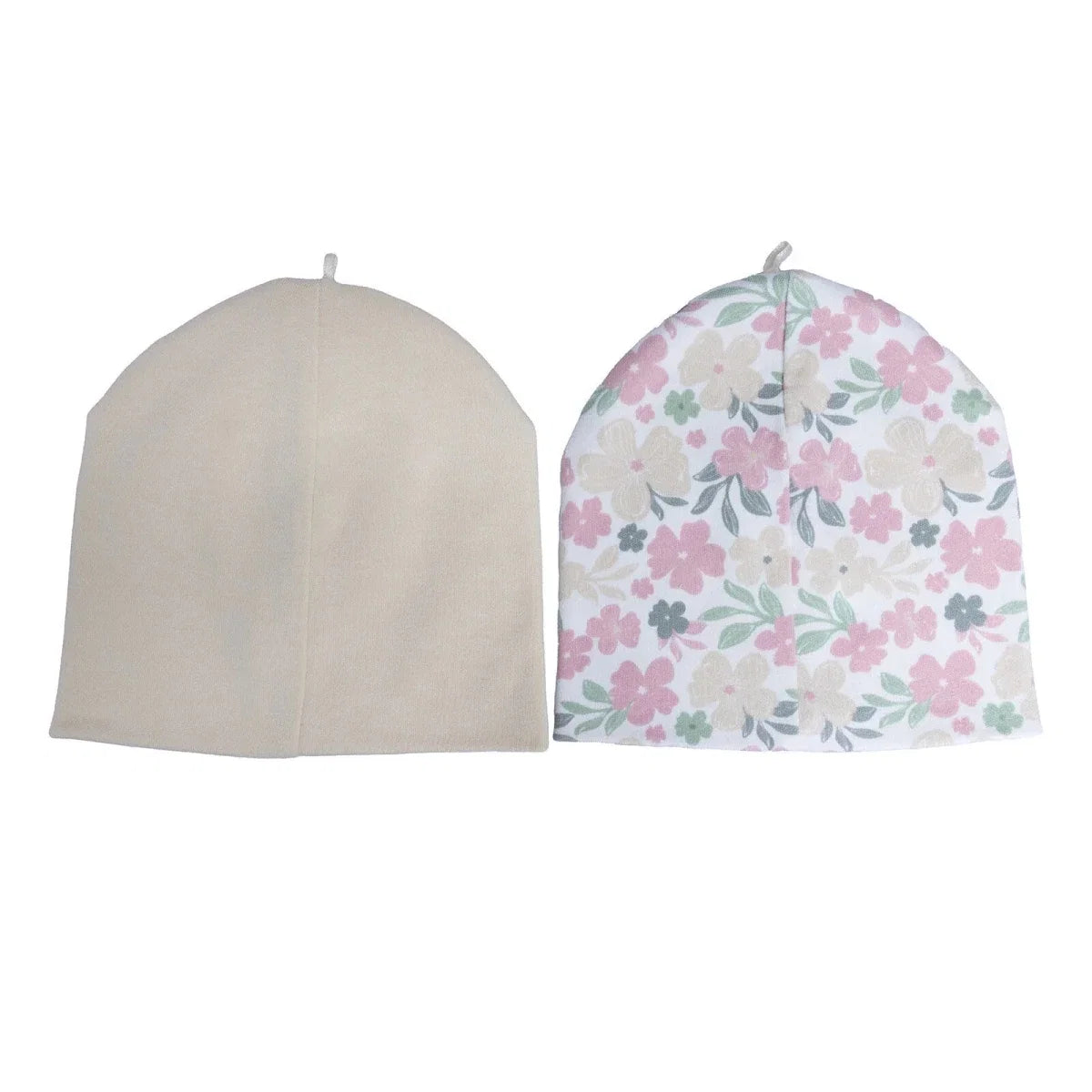 HelloBaby Girls 2-Pack Hat Flower - Printed