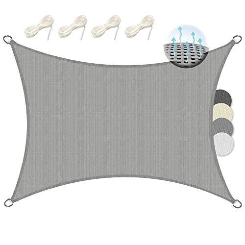 Sol Royal SolVision HS9 ? Rectangular Sun Shade Sail 4x3 m HDPE Breathable & UV-light resistant Sun Protection for Terrace, Balcony, Pool & Garden ?