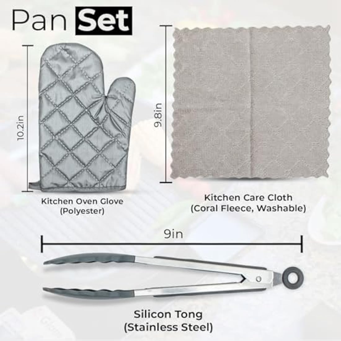 Chef Wonderful Non-Stick (28cm) Griddle Pan for Induction Hob, Marble Coating & Detachable Handle. Aluminium Steak Pan for All Induction Hobs with Glove & Cloth. Suitable for Gas & Oven Grilling