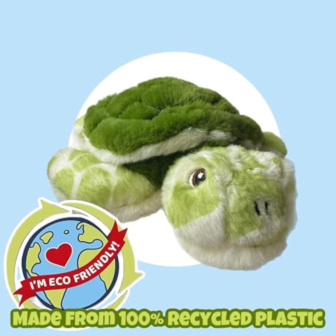 Deluxe Paws Your Planet Soft Cuddly Eco Plush Toy 15cm (Turtle)