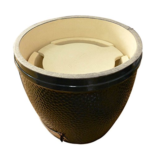 Onlyfire Heat Deflector Compatible for Large Big Green Egg and Premier Kamado Kooker, 44.5CM (17 1/2"), Ceramic Kamado Grill Smoker Replacement