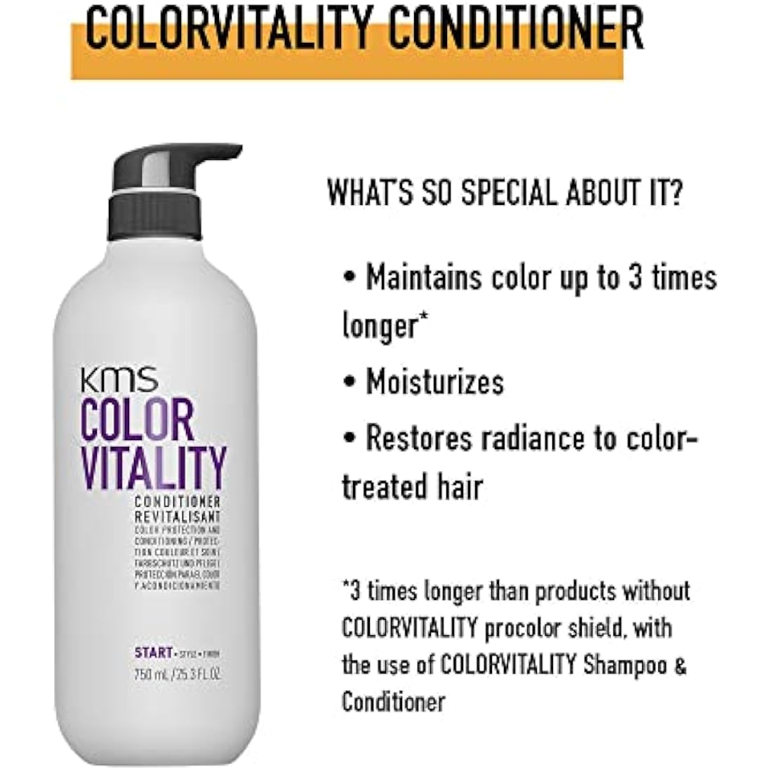 KMS Color Vitality Conditioner, 750ml