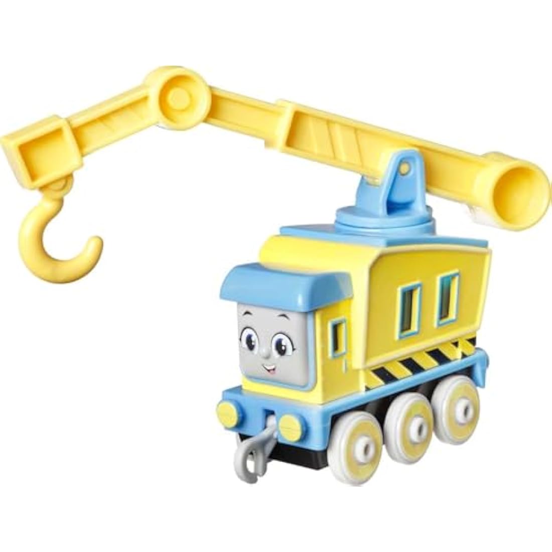 Thomas & Friends Carly the Crane Vehicle die-cast push-along toy rail vehicle for preschool kids ages 3 years and older, HDY61
