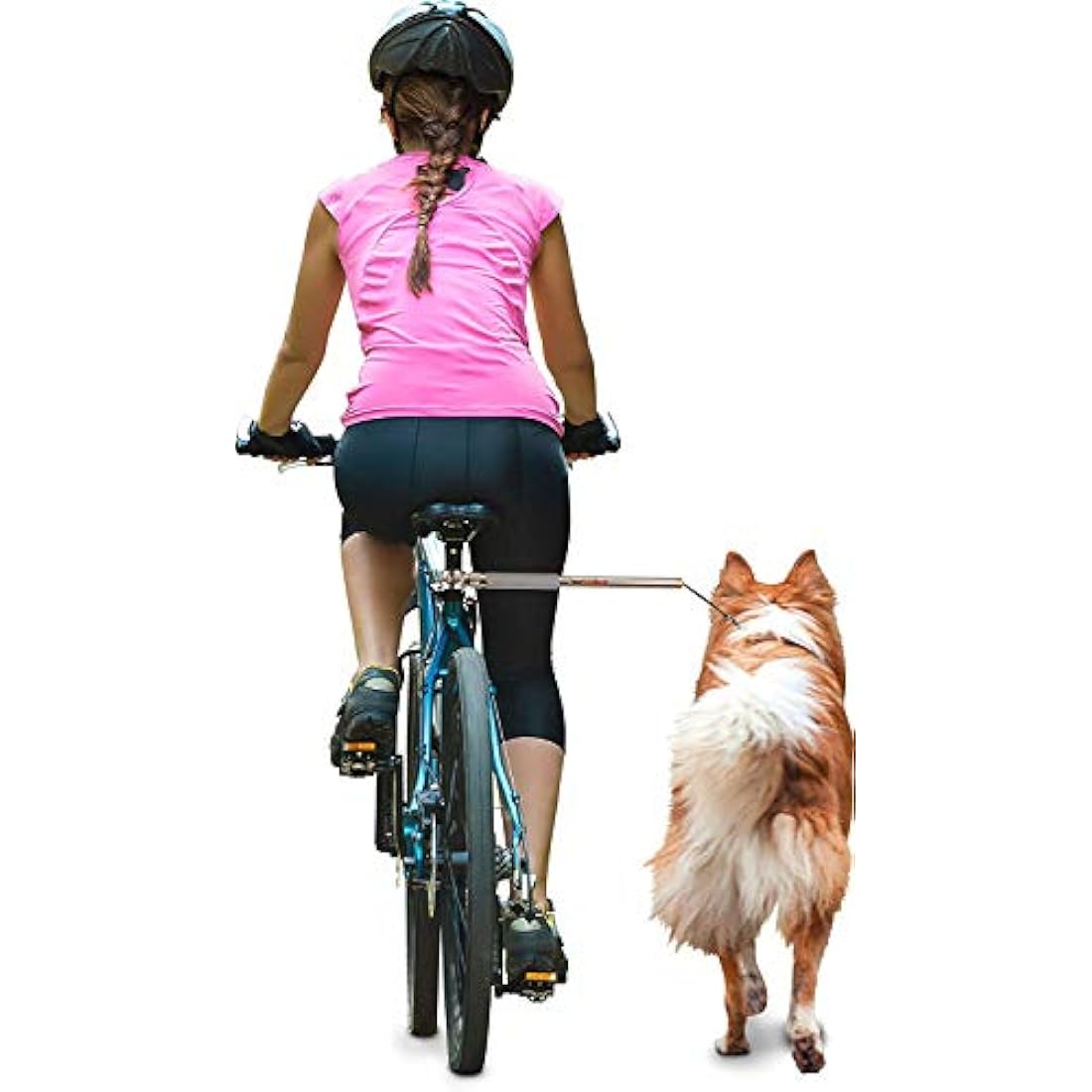 Walky Dog Plus Hands Free Dog Bicycle Exerciser Leash Newest Model with 550-lbs pull strength Paracord Leash Military Grade