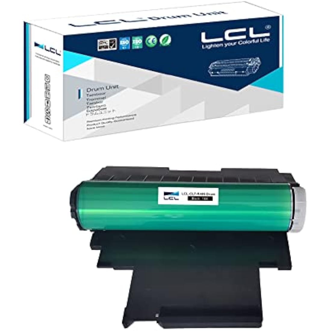 LCL R406 Drum Unit Replacement for Samsung R406 CLT-R406 CLT-R406 SEE SU403A Drum for Samsung SL-C410W SL-C430 SL-C430W SL-C460FW SL-C480 SL-C480W SL-C480FN SL-C480FW SC-C482 SL-C482W SL-C482FW 1PK