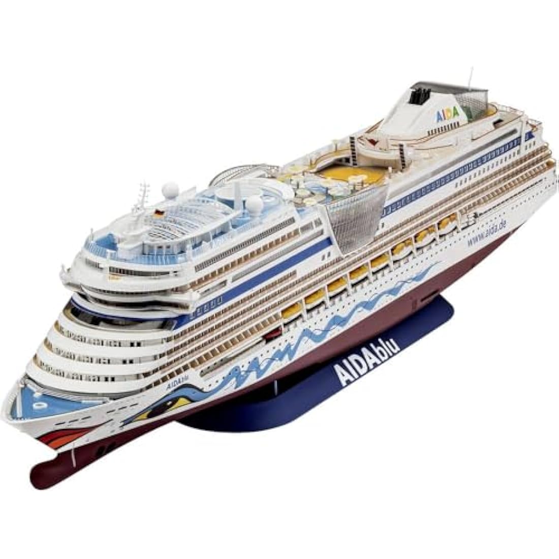 Revell 05230 Cruise Ship AIDA (AIDAblu, sol, mar or stella) 1:400 Scale Unbuilt/Unpainted Plastic Model Kit