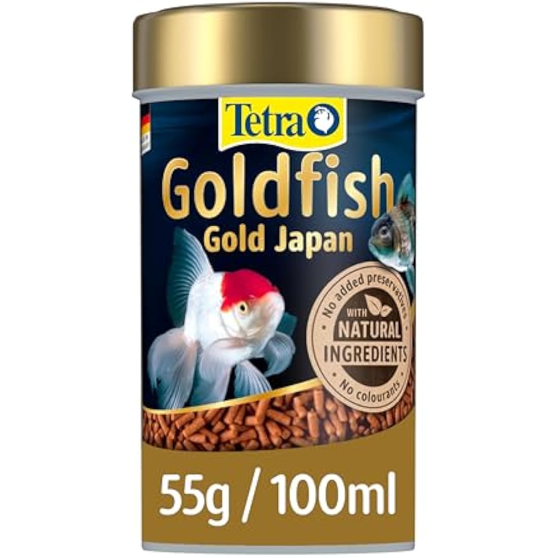 Tetra Japan Goldfish Fish Food, Mini-Sticks Premium Food for Fancy Goldfish, 100 ml