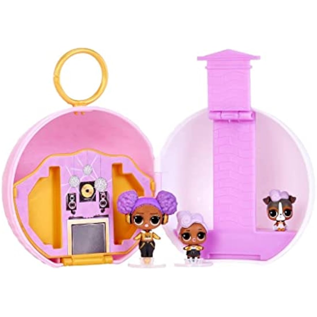 LOL Surprise OMG Mini Family Collection - RANDOM ASSORTMENT - Miniature Replica Doll with Lil Sis, Pet, & Signature Fashion - Reusable Packaging Playset - For Kids & Collectors Ages 4+