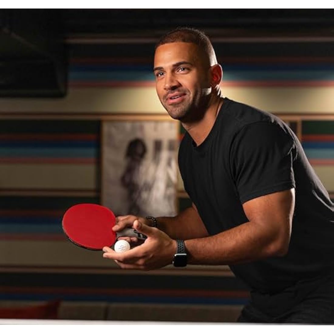PRO SPIN Table Tennis Bats - Carbon Fibre Table Tennis Racket - Superior Control & Spin - Professional Quality Ping Pong Bat - Includes Premium Rubber Protector