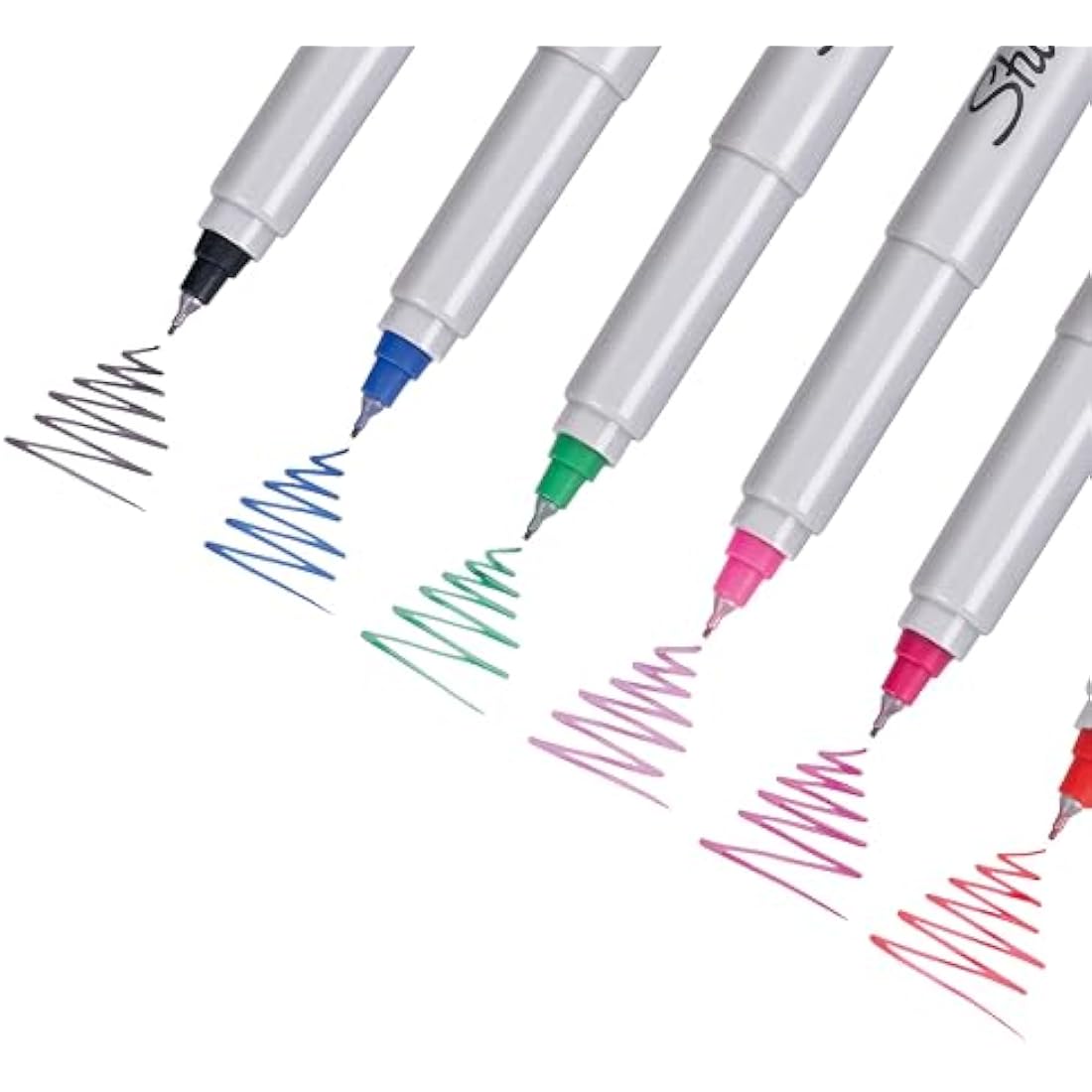 Sharpie Permanent Markers | Ultra Fine Point for Precise Marks | Assorted Colours | 12 Marker Pens