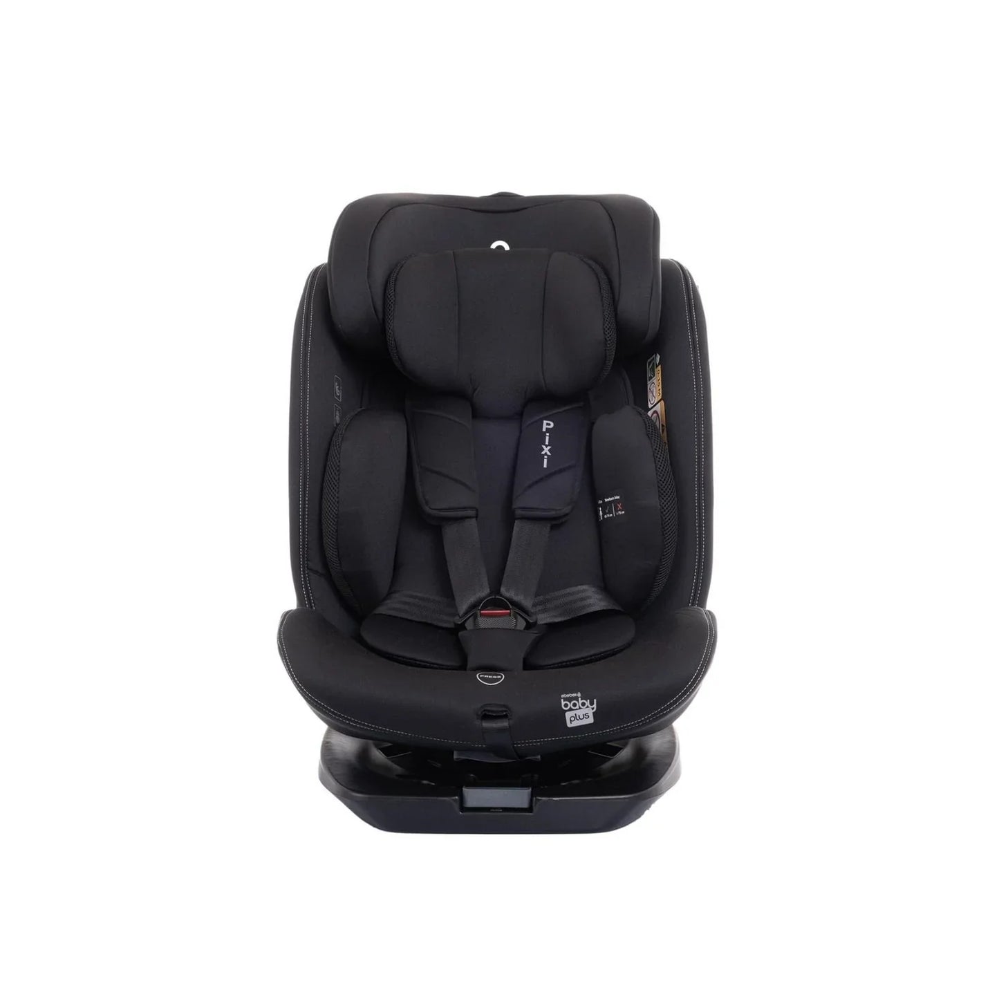 baby plus Pixi i-Size Group 0+/1/2/3 (Birth to 12 Years) Car Seat - Black