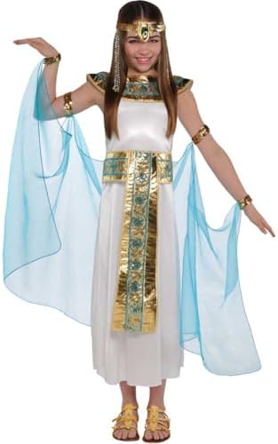 Girls Cleopatra Fancy Dress Costume Egyptian Queen Book Week Kids Childs Outfit