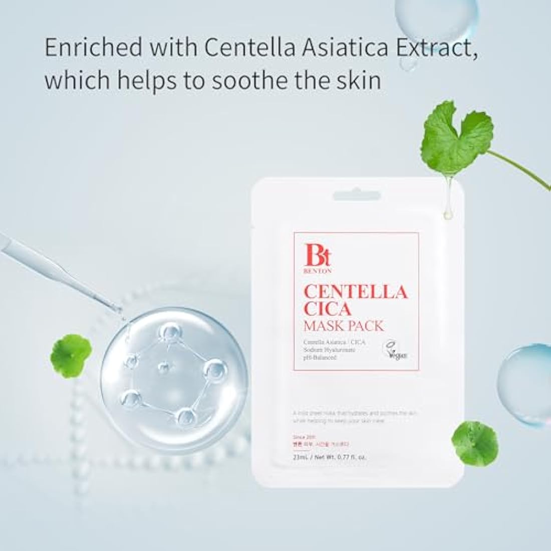 BENTON Goodbye redness centella mask pack Pack of 10