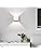 Klighten Modern LED Wall Lights Up and Down Wall Lamp Indoor/Outdoor Wall Sconce Lights for Living Room, Bedroom, Hallway, Natural White 4000K,White (G9 LED Bulb Include)