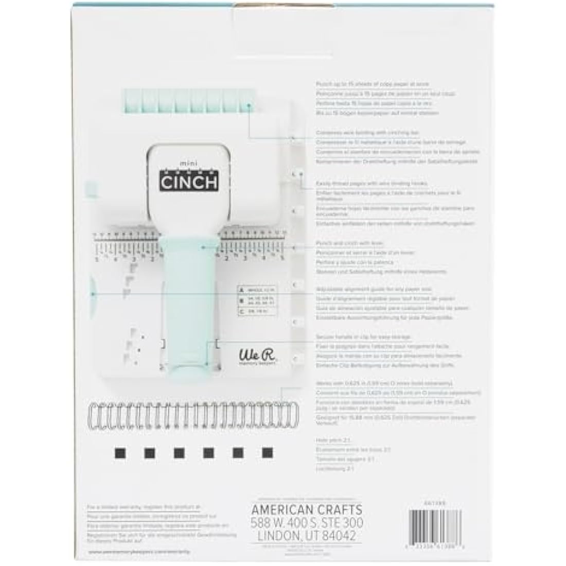 We R Memory Keepers Binding Tool, Other Material, White, mini