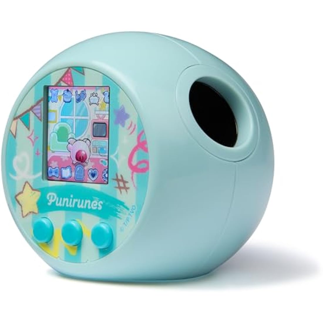 Punirunes, Interactive Digital Toy with 55 Squishy Characters Inside, Reacts to Touch, Full-Colour Display, Kids’ Toys for Girls & Boys Aged 5 and up