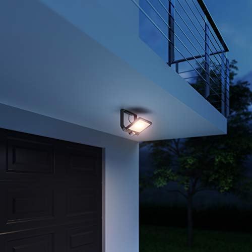 Steinel LED Outdoor Floodlight XLED ONE XL S Anthracite, 180° Motion Detector, 42.6 W, 4200 lm, Warm White, Aluminium