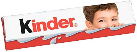 Kinder Chocolate Small Bars, Bulk Chocolate Gift Box, Fine Milk Chocolate Bar with a Milky Filling, Pack of 10 x 100g