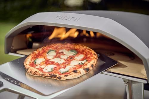 Ooni 14" Pizza Peel – Long Handle Super Smooth Aluminium Pizza Paddle – Lightweight Pizza Turning Peel Outdoor Pizza Oven Accessories…