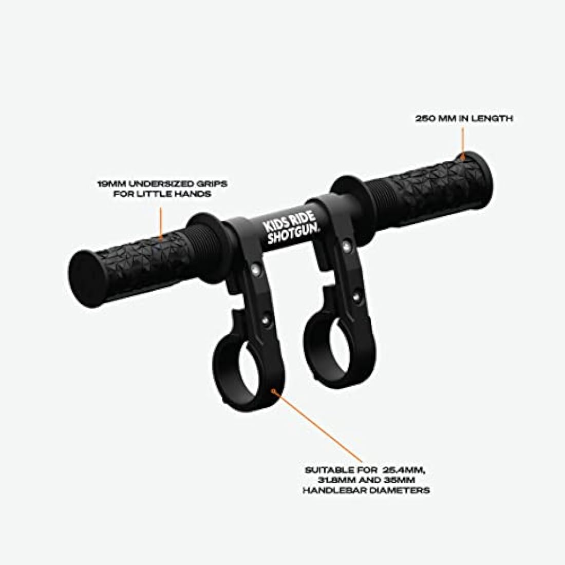 Kids Ride Shotgun - Child Bike Seats & Handlebar Combos - Front Mounted, For children aged 2~5 years, Fits Most Adult Modern Mountain Bikes, Adjustable for Comfort